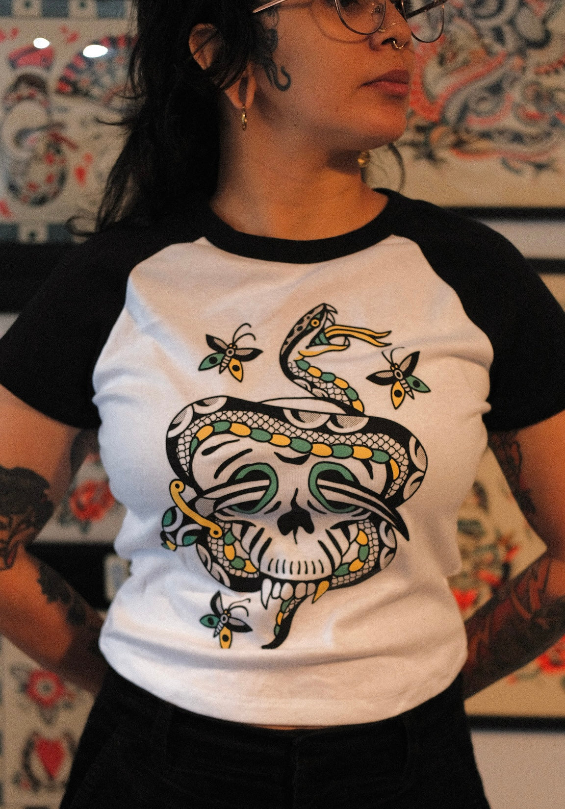 Skull Baby Tee